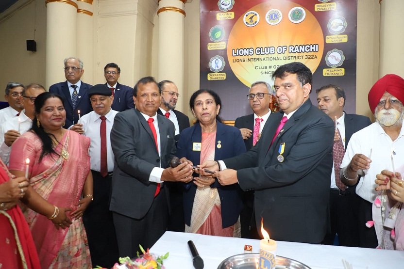 66th installation ceremony of Lions Club of Ranchi concluded