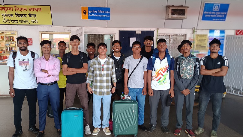 Jharkhand team leaves for Dehradun for Under-18 National Rugby Championship