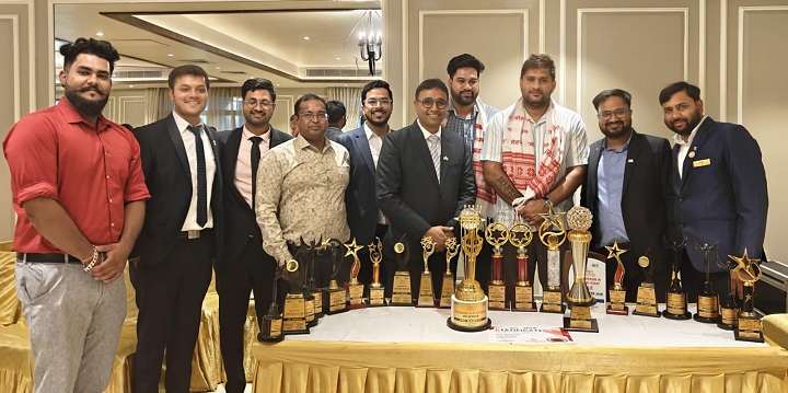 🏆 JCI Ranchi got the title of 'Best Branch', President Pratik Jain became the 'Best President'