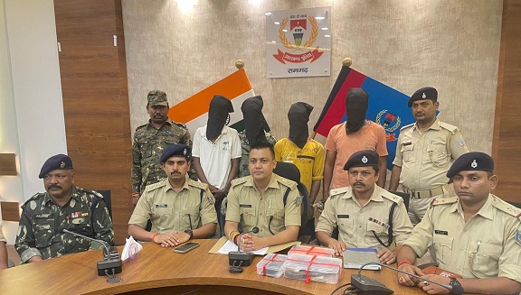 ramgarh-jubilee-college-extortion-pandey-gang-members-arrested