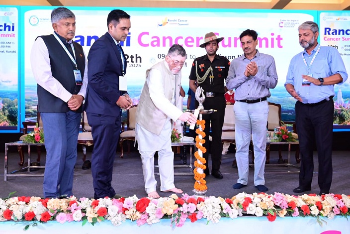 Governor Santosh Gangwar inaugurated the Ranchi Cancer Summit